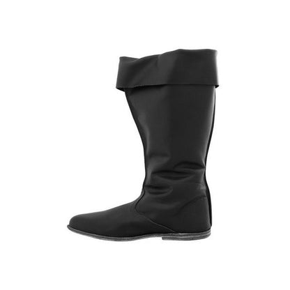 HarmonyStride - Unisex Low Heel Long Boots by The Nevermore – Unique Boots by Nevermore Lifestyle & Tech | 34 Black