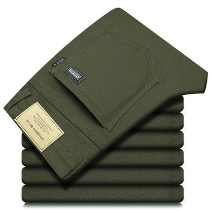 Harrison Steamwell - The Nevermore trendy slim fitting casual Pants for Men – Unique Men's Fashion by Nevermore Lifestyle & Tech | 28 Army Green