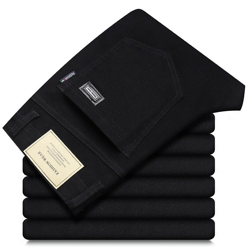 Harrison Steamwell - The Nevermore trendy slim fitting casual Pants for Men – Unique Men's Fashion by Nevermore Lifestyle & Tech | 28 Black