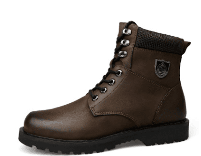 HeritageStride - Natural Leather Boots by The Nevermore – Unique Shoes by Nevermore Lifestyle & Tech | 37 Black