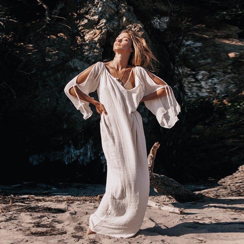 Holiday Breeze - A - Line Boho Dress by The Nevermore – Unique Boho Dresses by Nevermore Lifestyle & Tech | L Brown