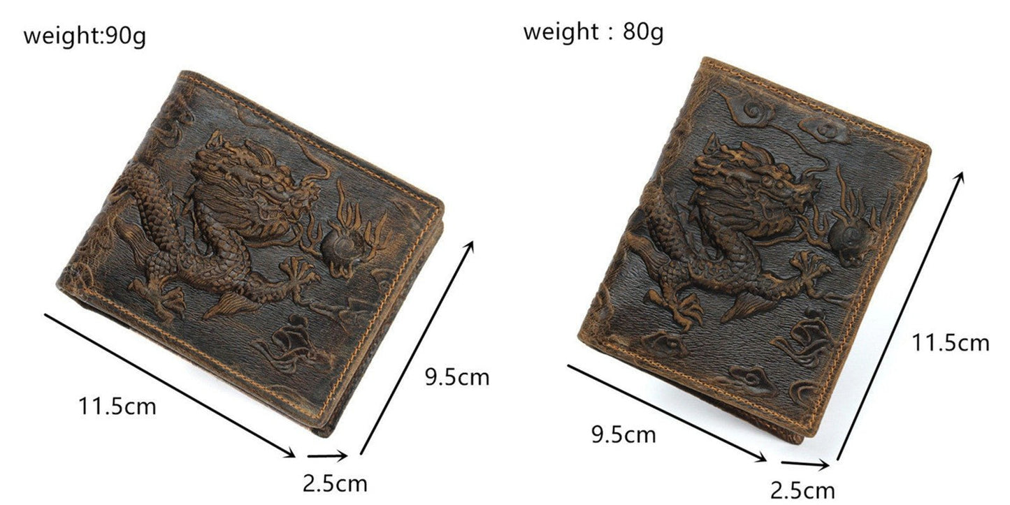 Hurley Snickerflame Dragon - The Nevermore Gothic Retro Handmade Men's and Women's Wallet – Unique Accessories by Nevermore Lifestyle & Tech | 1 Style