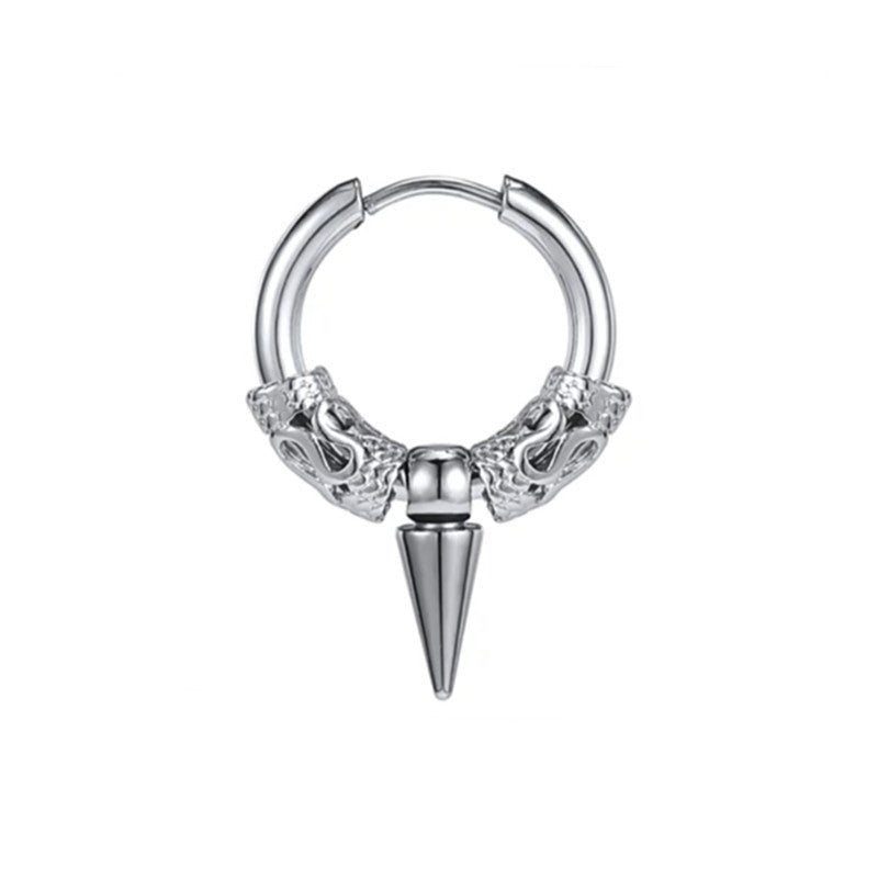 Icarus Echo - The Nevermore Gothic Stainless Steel Earrings for Women and Men – Unique Gothic Jewelry by Nevermore Lifestyle & Tech | 1PCS Steel buckle