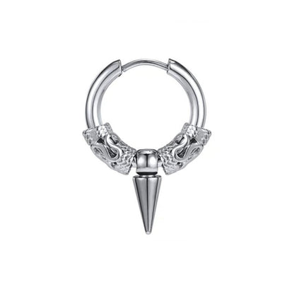 Icarus Echo - The Nevermore Gothic Stainless Steel Earrings for Women and Men – Unique Gothic Jewelry by Nevermore Lifestyle & Tech | 1PCS Steel buckle