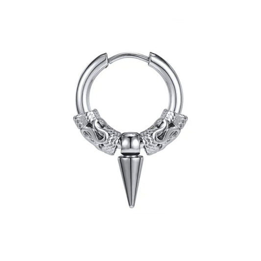 Icarus Echo - The Nevermore Gothic Stainless Steel Earrings for Women and Men – Unique Gothic Jewelry by Nevermore Lifestyle & Tech | 1PCS Steel buckle