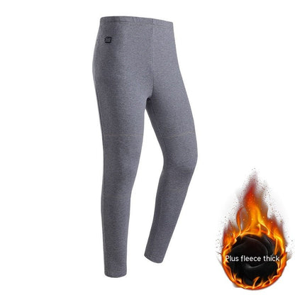 Ice Orion - The Nevermore Long Johns USB Heating Cold Protection Suit for Men – Unique Men's Fashion by Nevermore Lifestyle & Tech | 4XL Men Gray Pants Zone 10
