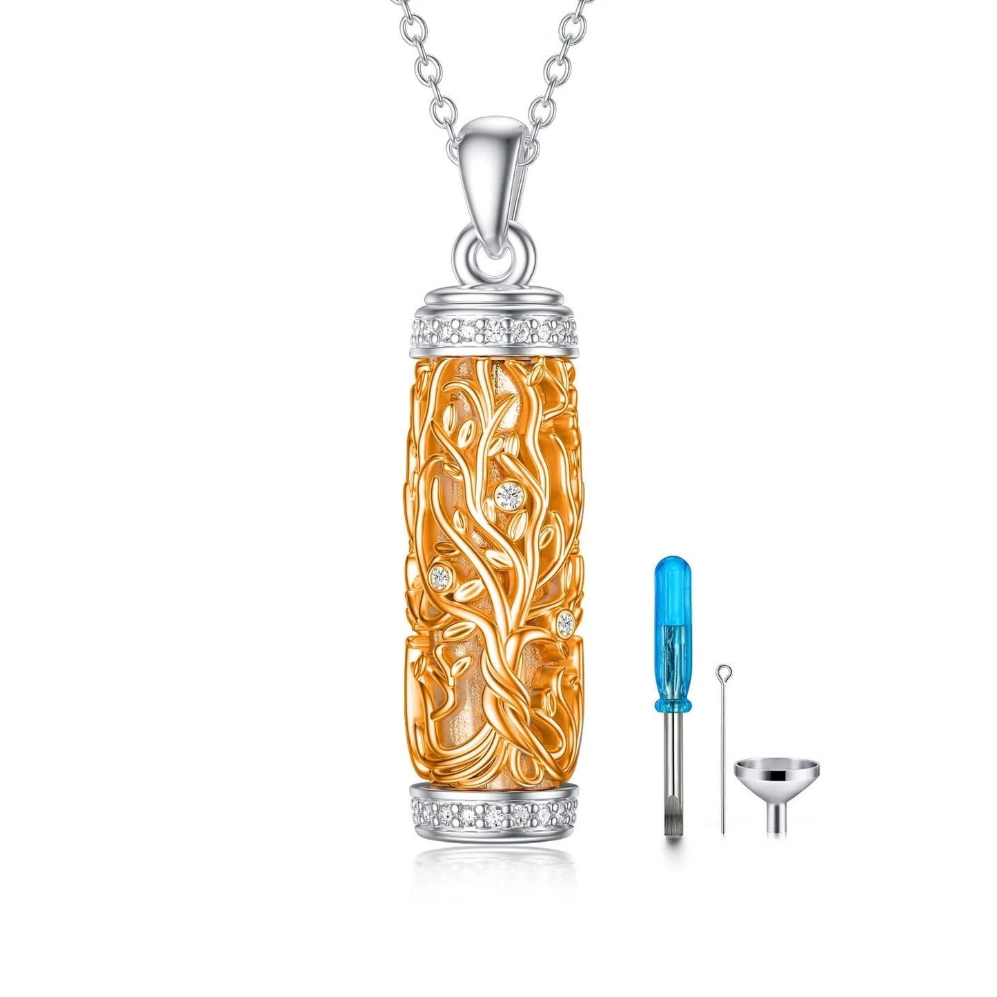 Idunn - Gothic Viking Pendant Necklace Urn 925 Silver by The Nevermore – Unique Gothic Jewelry by Nevermore Lifestyle & Tech | Rose Gold