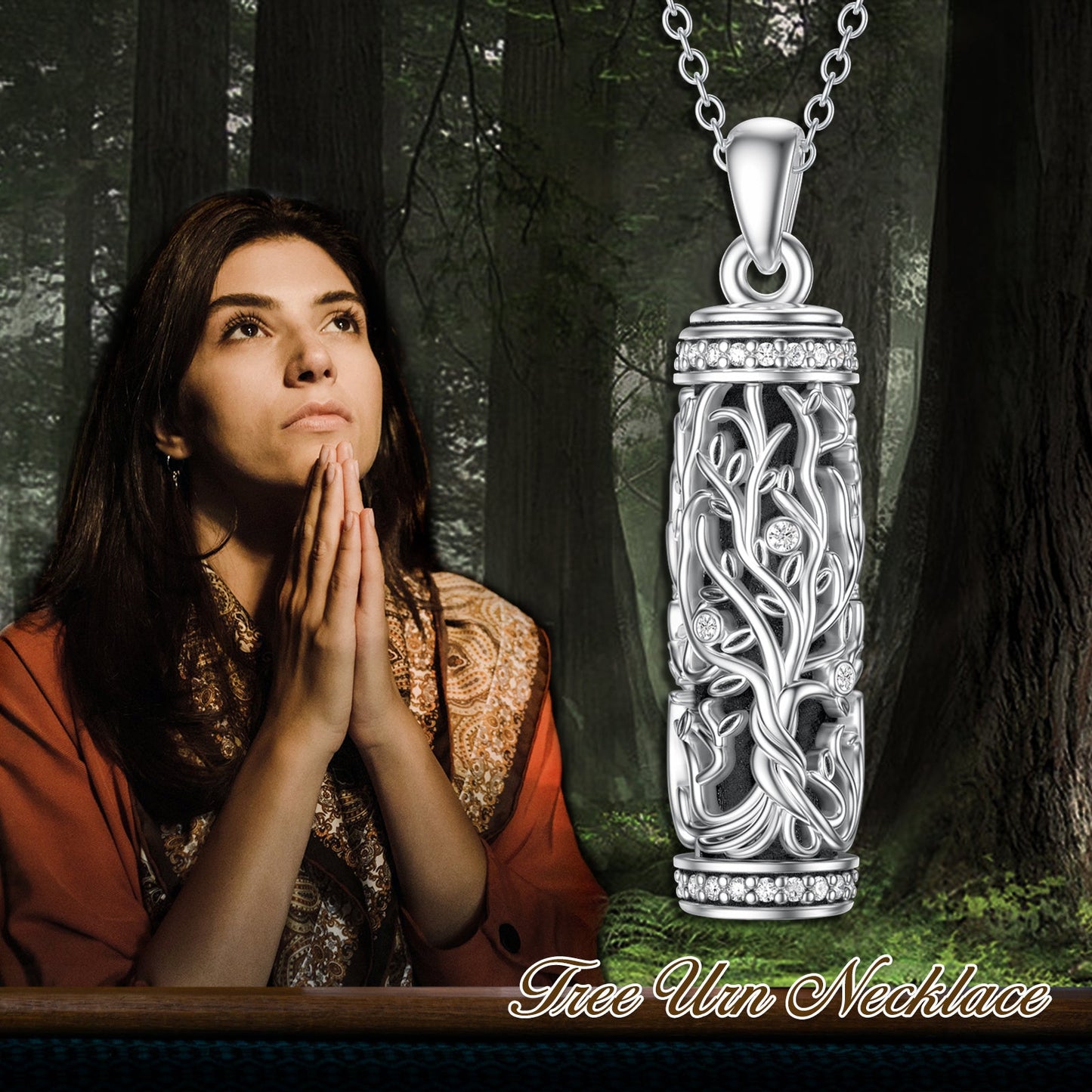 Idunn - Gothic Viking Pendant Necklace Urn 925 Silver by The Nevermore – Unique Gothic Jewelry by Nevermore Lifestyle & Tech | Silver