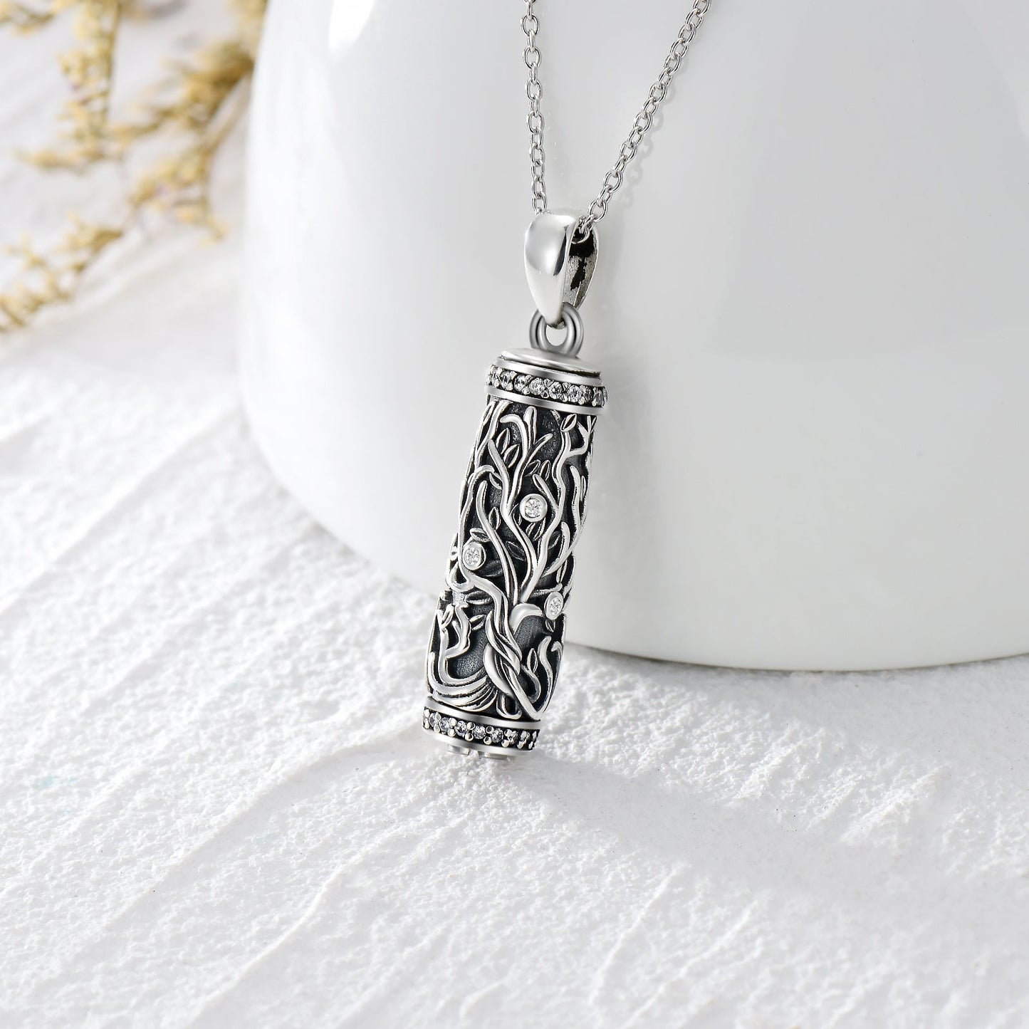 Idunn - Gothic Viking Pendant Necklace Urn 925 Silver by The Nevermore – Unique Gothic Jewelry by Nevermore Lifestyle & Tech | Silver