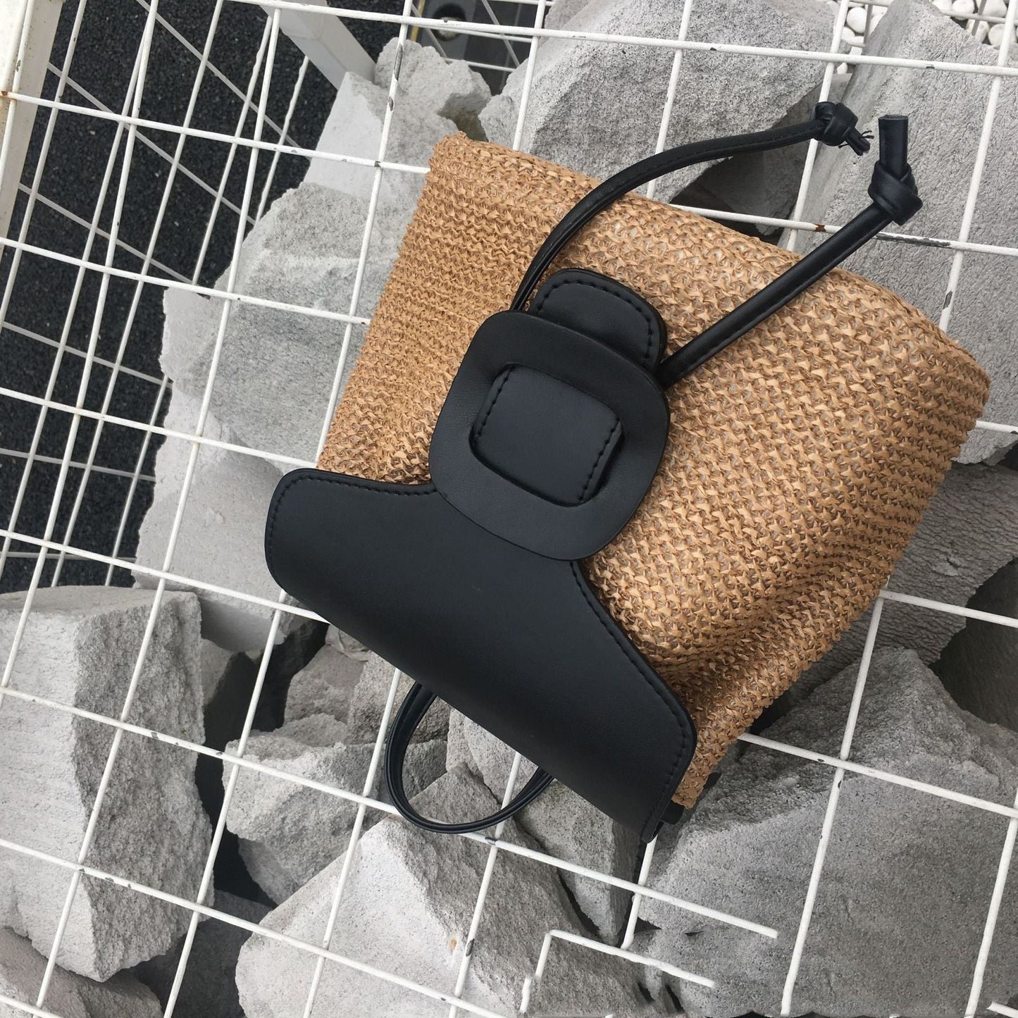 Isle - Woven women's backpack by The Nevermore – Unique Bags by Nevermore Lifestyle & Tech | Black