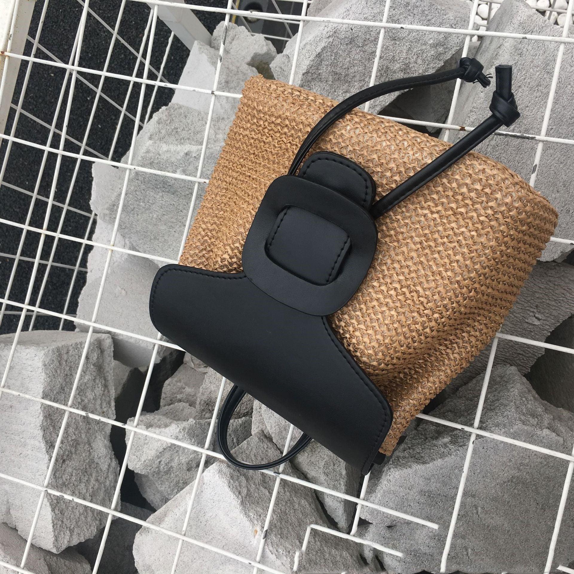 Isle - Woven women's backpack by The Nevermore – Unique Bags by Nevermore Lifestyle & Tech | Black