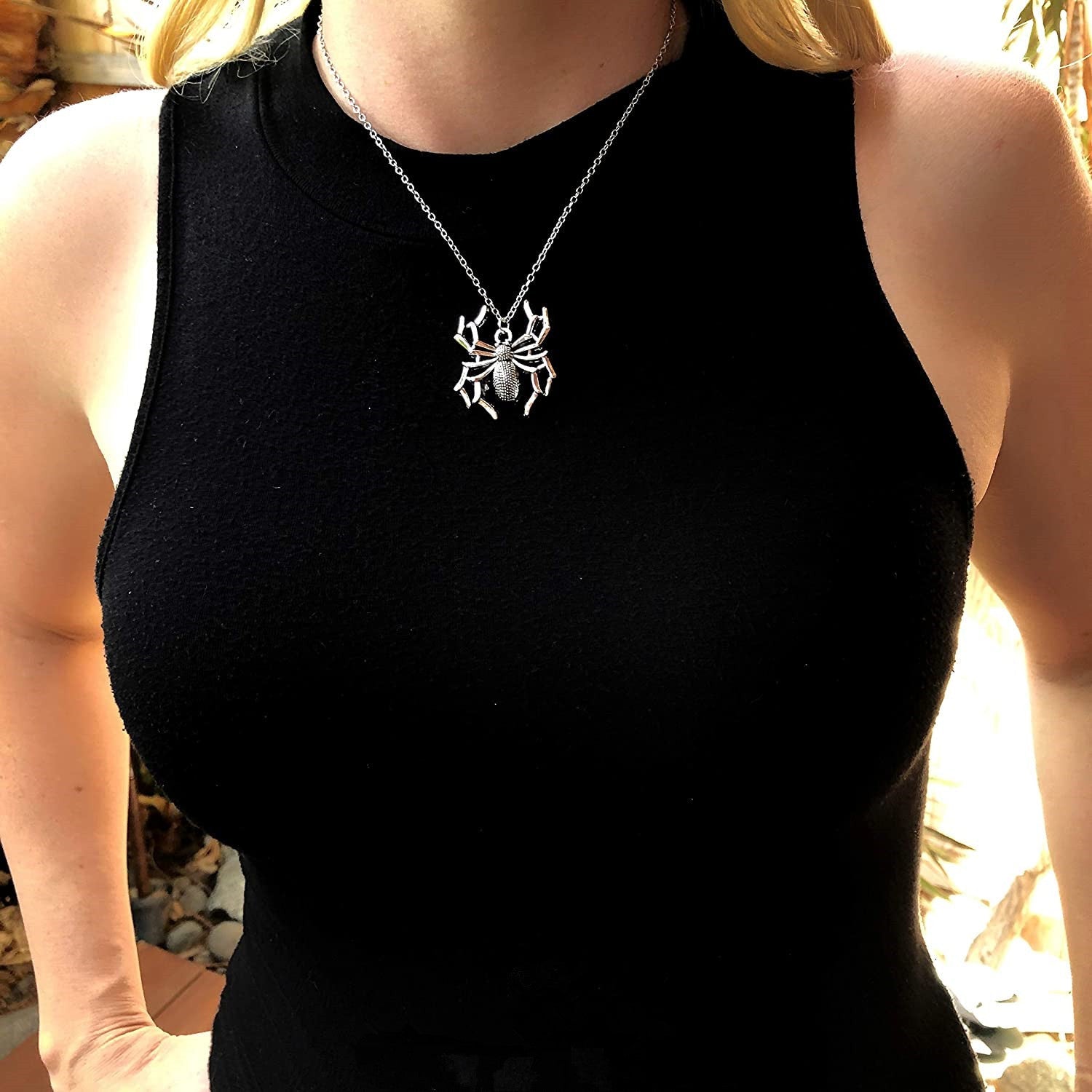 Isolde Abyss - Gothic Spider Pendant by The Nevermore – Unique Gothic Jewelry by Nevermore Lifestyle & Tech | As shown