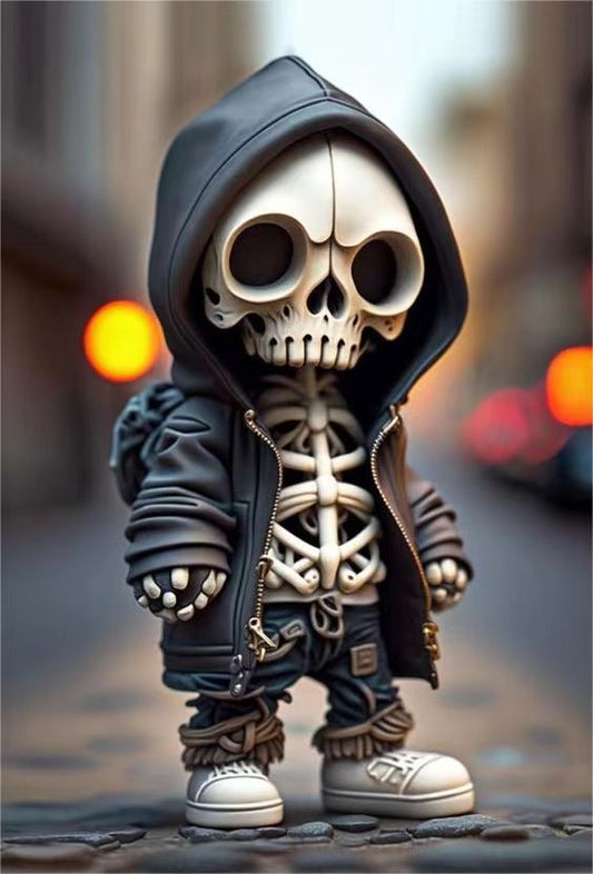 Jade Indigo 4 styles - The Nevermore Gothic Home Decor Gifts Skeleton Doll Resin Ornament – Unique Home Decor by Nevermore Lifestyle & Tech | A