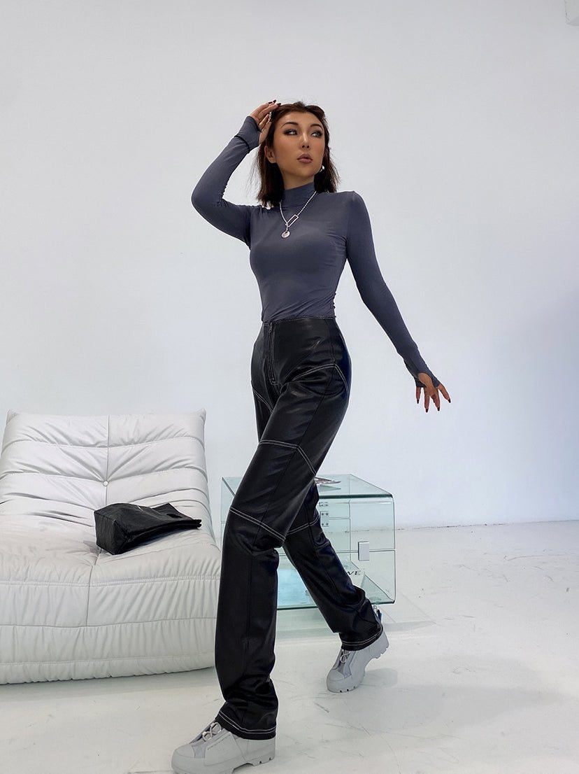 Janine Dolly - The Nevermore Leather Pants For Woman – Unique Fashion for Women by Nevermore Lifestyle & Tech | L Coffee