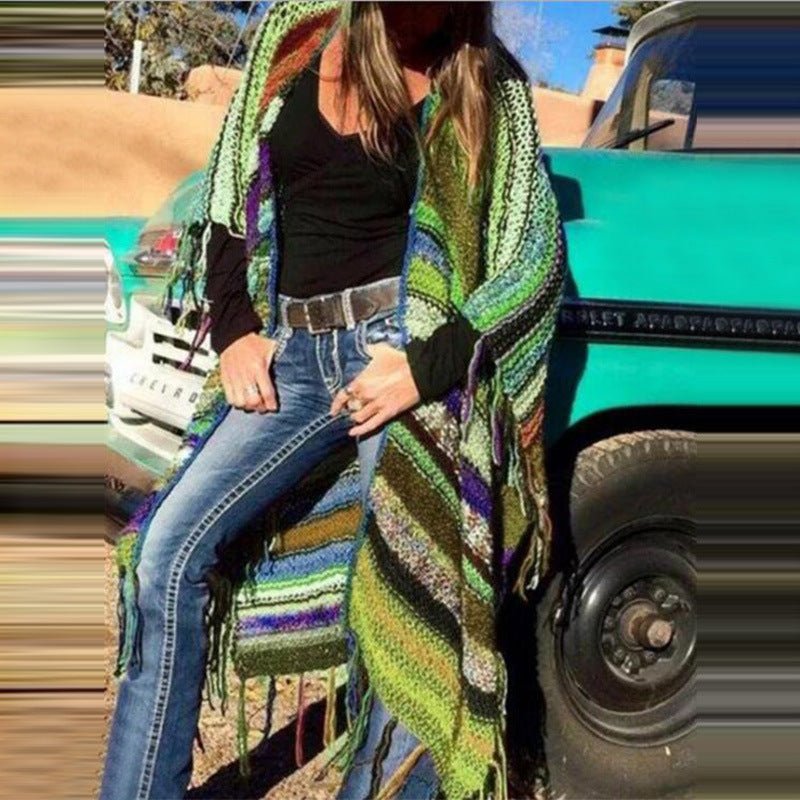 Jeanie Robins - Bat Sleeve Cardigan by The Nevermore – Unique Cardigans by Nevermore Lifestyle & Tech | 2XL Green