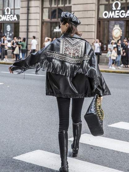 Jenibelle - Embroidered Women Jacket by The Nevermore – Unique Jackets by Nevermore Lifestyle & Tech | L Black