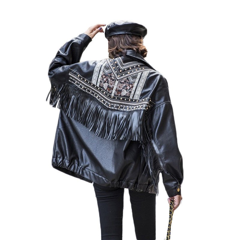Jenibelle - Embroidered Women Jacket by The Nevermore – Unique Jackets by Nevermore Lifestyle & Tech | L Black