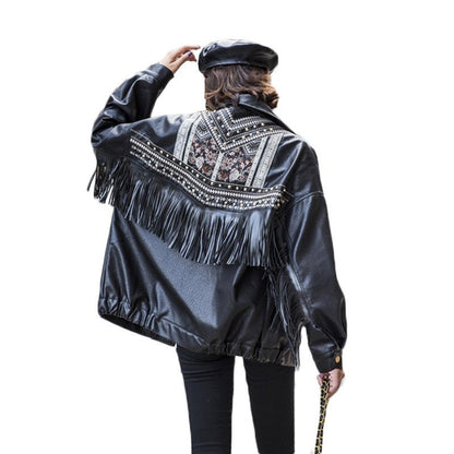 Jenibelle - Embroidered Women Jacket by The Nevermore – Unique Jackets by Nevermore Lifestyle & Tech | L Black