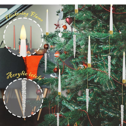 Jingle Hearth – Christmas LED Ornaments by The Nevermore – Unique Christmas by Nevermore Lifestyle & Tech | 12PCs Crystal Ball