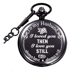 Johnny Dickenson - The Nevermore Steampunk Pocket Watch for Men Stainless steel – Unique Steampunk Accessories by Nevermore Lifestyle & Tech | Black