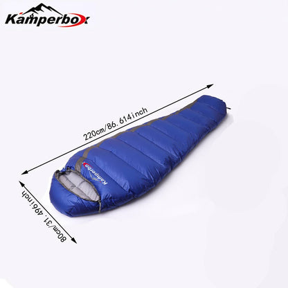 Kamperbox Sleeping Bag Winter Low-temperature Down Sleeping Bag Camping