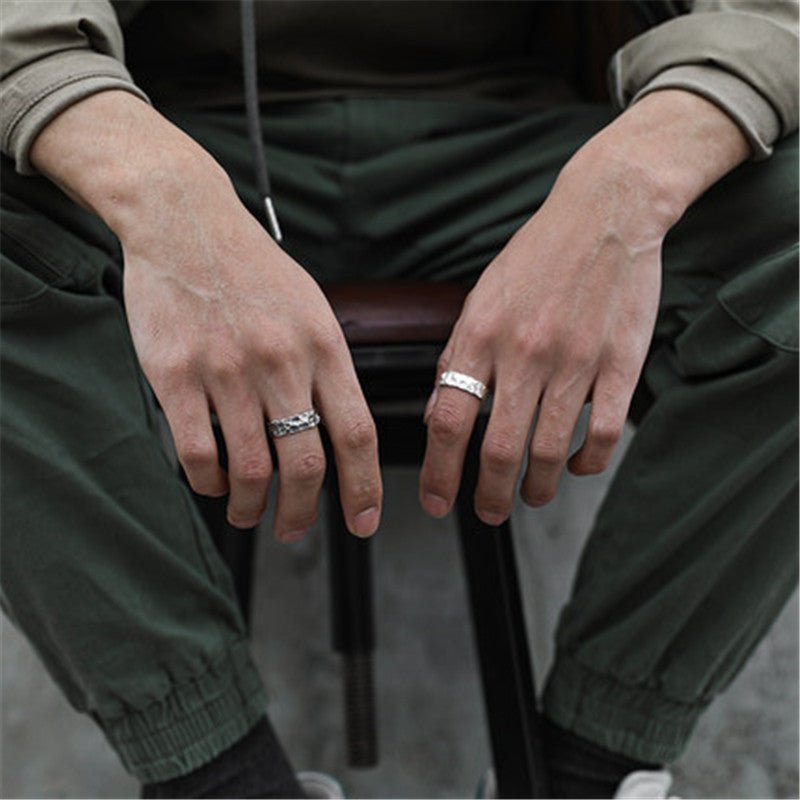 Kare - The Nevermore Norse Vikings Ring for Men – Unique Gothic Jewelry by Nevermore Lifestyle & Tech | Adjustable opening Retro