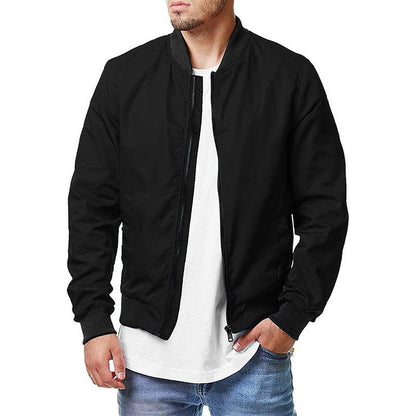 Kellan Stormblade - The Nevermore Baseball Jacket for Men – Unique Men's Fashion by Nevermore Lifestyle & Tech | 2XL Black