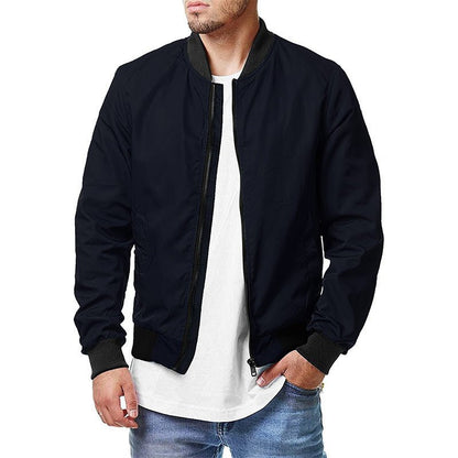 Kellan Stormblade - The Nevermore Baseball Jacket for Men – Unique Men's Fashion by Nevermore Lifestyle & Tech | 2XL Navy blue
