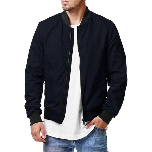 Kellan Stormblade - The Nevermore Baseball Jacket for Men – Unique Men's Fashion by Nevermore Lifestyle & Tech | 2XL Navy blue