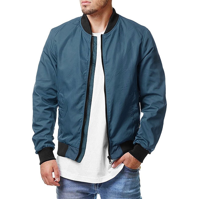 Kellan Stormblade - The Nevermore Baseball Jacket for Men – Unique Men's Fashion by Nevermore Lifestyle & Tech | 2XL Peacock blue