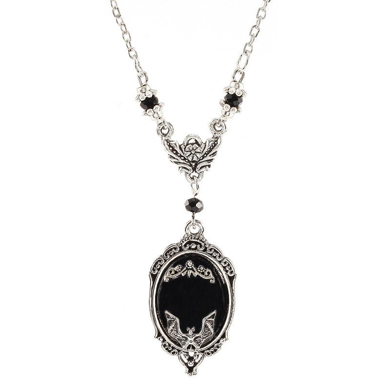 Kieran Quinn - Black Gem Gothic Pendant by The Nevermore – Unique Gothic Jewelry by Nevermore Lifestyle & Tech | Black