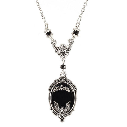Kieran Quinn - Black Gem Gothic Pendant by The Nevermore – Unique Gothic Jewelry by Nevermore Lifestyle & Tech | Black