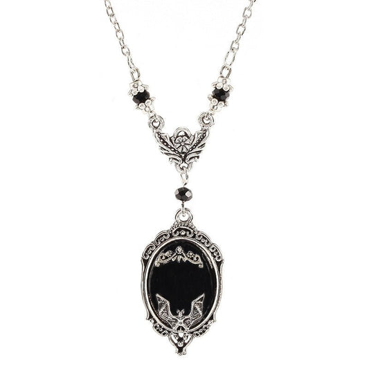 Kieran Quinn - Black Gem Gothic Pendant by The Nevermore – Unique Gothic Jewelry by Nevermore Lifestyle & Tech | Black