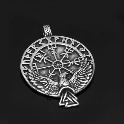 Kieran Rune Compass - Viking Pendant by The Nevermore – Unique Gothic Accessories by Nevermore Lifestyle & Tech | Pure pendant