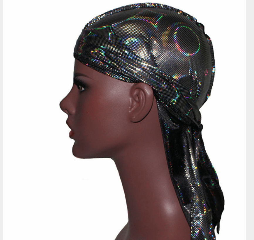 Kind Hearted - Silk Headscarf by The Nevermore – Unique Boho Fashion by Nevermore Lifestyle & Tech | Black