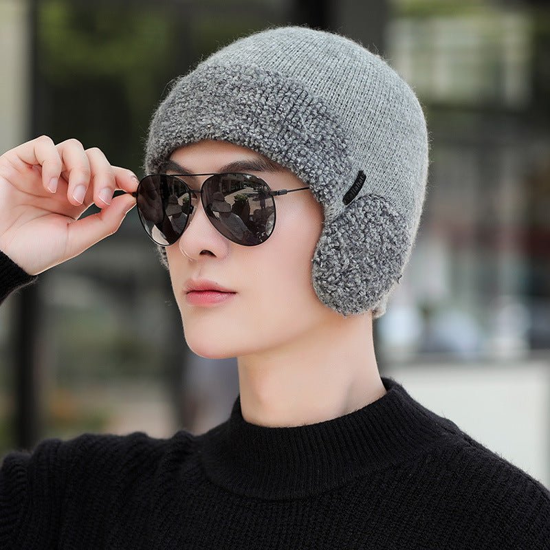 Knitted Hat for Men - The Nevermore Hats for Men`s – Unique by Nevermore Lifestyle & Tech | Free Size 55or 60cm Beige
