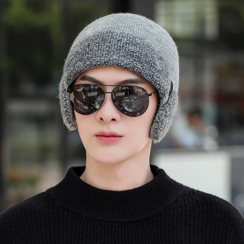 Knitted Hat for Men - The Nevermore Hats for Men`s – Unique by Nevermore Lifestyle & Tech | One size 55to60cm Light Grey