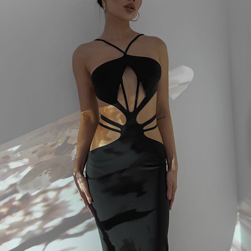 Kreeli Temple - Black Slim - Fit Dress by The Nevermore – Unique Dresses by Nevermore Lifestyle & Tech | L Black