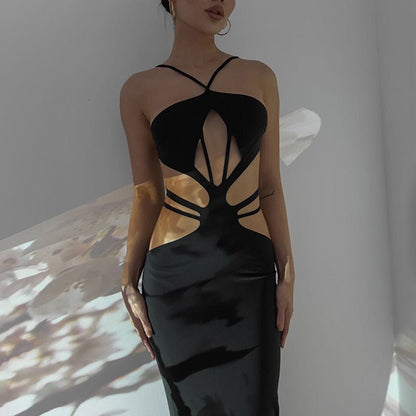 Kreeli Temple - Black Slim - Fit Dress by The Nevermore – Unique Dresses by Nevermore Lifestyle & Tech | L Black