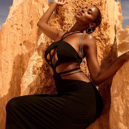 Kreeli Temple - Black Slim - Fit Dress by The Nevermore – Unique Dresses by Nevermore Lifestyle & Tech | L Black