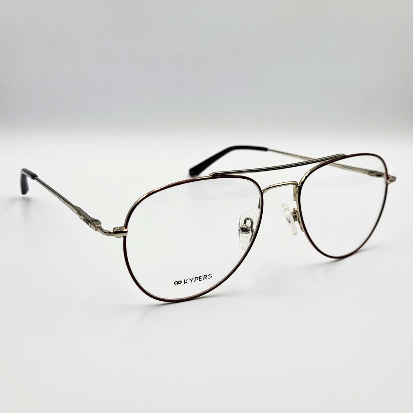 Kypers ALEIX - Dark Red Aviator Eyeglasses by The Nevermore – Unique Eyeglasses by Nevermore Lifestyle & Tech |