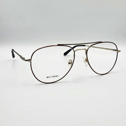 Kypers ALEIX - Dark Red Aviator Eyeglasses by The Nevermore – Unique Eyeglasses by Nevermore Lifestyle & Tech |