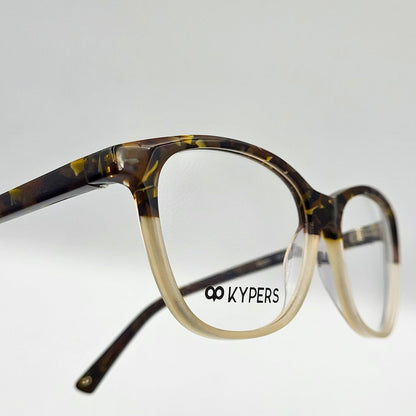Kypers BRENDA - Brown Beige Eyeglasses by The Nevermore – Unique Eyeglasses by Nevermore Lifestyle & Tech |