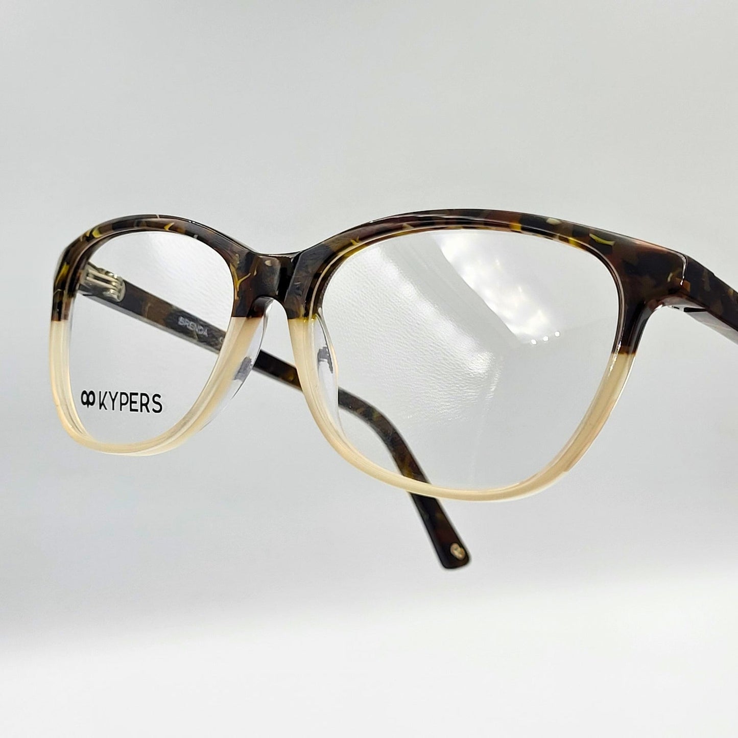 Kypers BRENDA - Brown Beige Eyeglasses by The Nevermore – Unique Eyeglasses by Nevermore Lifestyle & Tech |