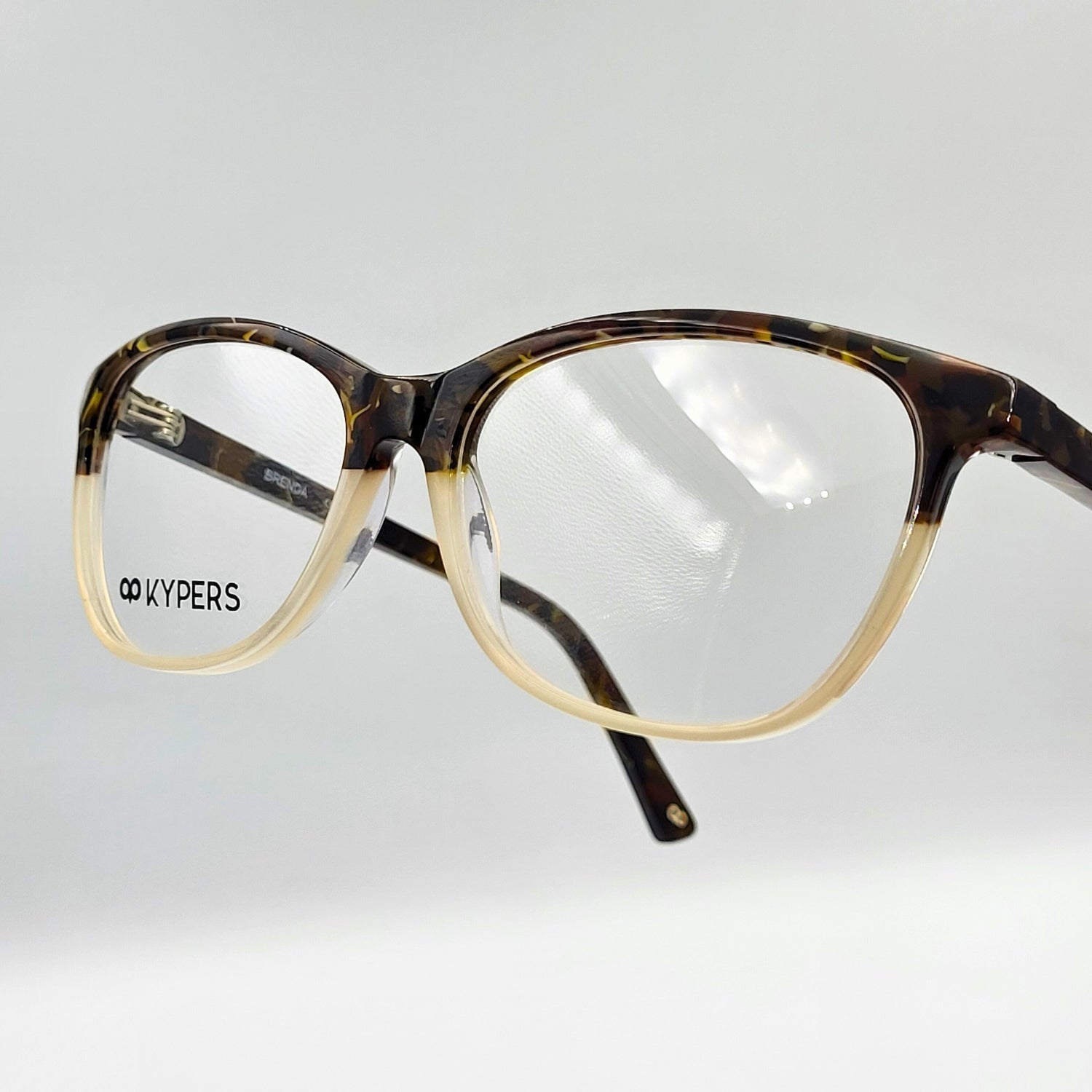 Kypers BRENDA - Brown Beige Eyeglasses by The Nevermore – Unique Eyeglasses by Nevermore Lifestyle & Tech |