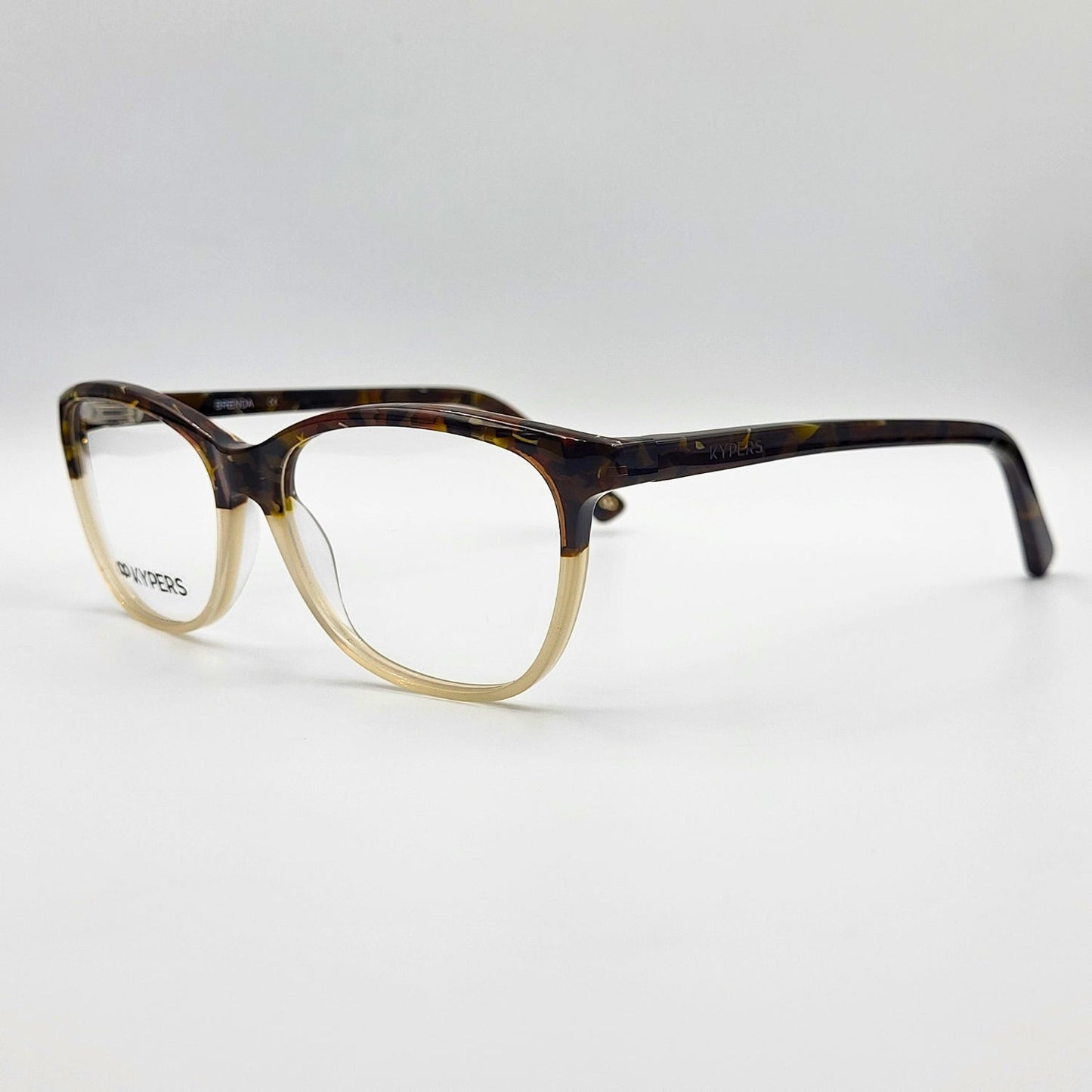 Kypers BRENDA - Brown Beige Eyeglasses by The Nevermore – Unique Eyeglasses by Nevermore Lifestyle & Tech |