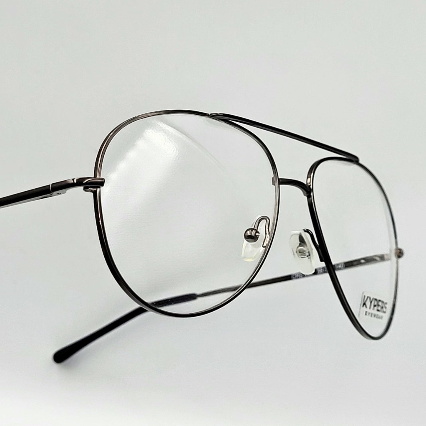 Kypers CARLOS - Charcoal Gray Aviator Eyeglasses by The Nevermore – Unique Eyeglasses by Nevermore Lifestyle & Tech |