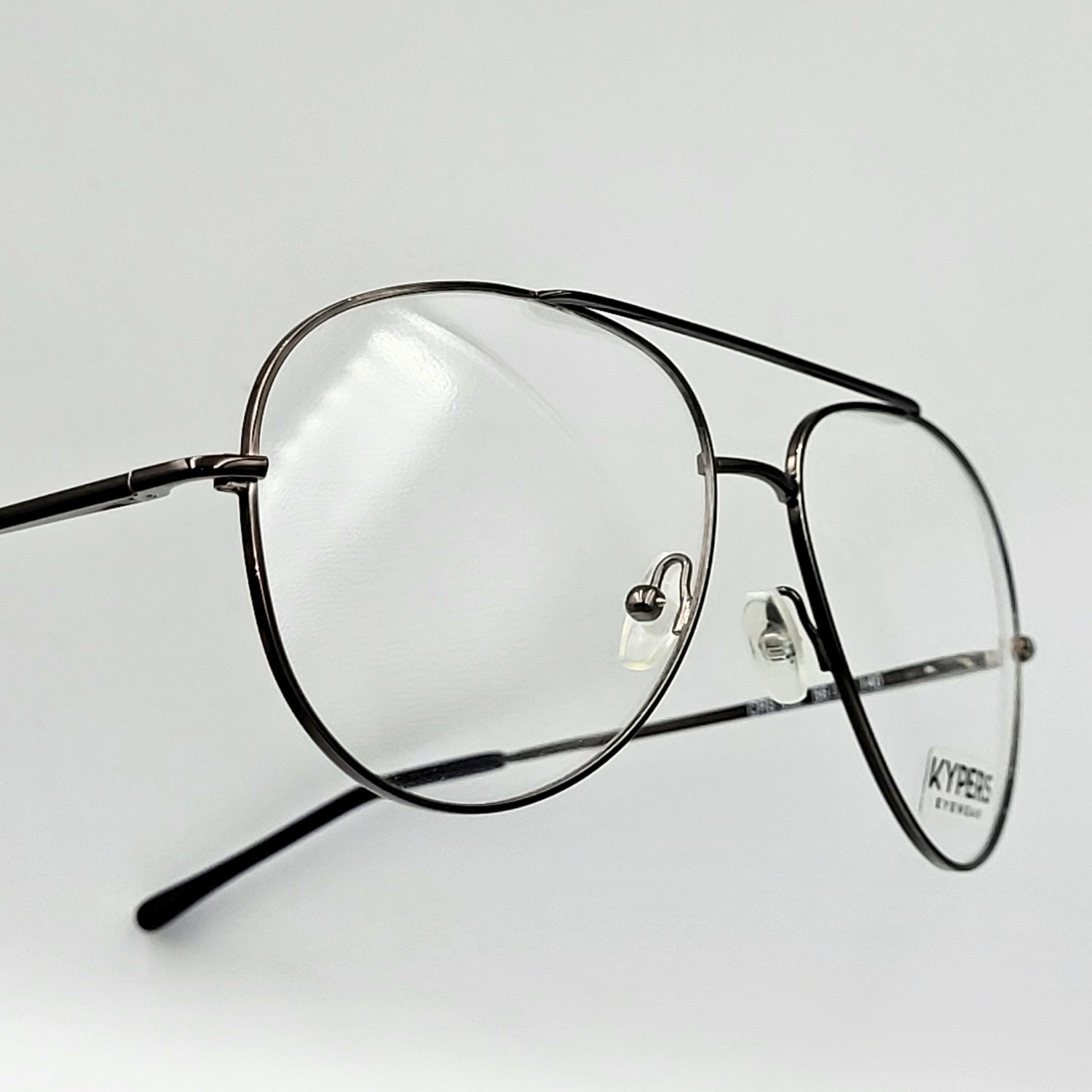 Kypers CARLOS - Charcoal Gray Aviator Eyeglasses by The Nevermore – Unique Eyeglasses by Nevermore Lifestyle & Tech |