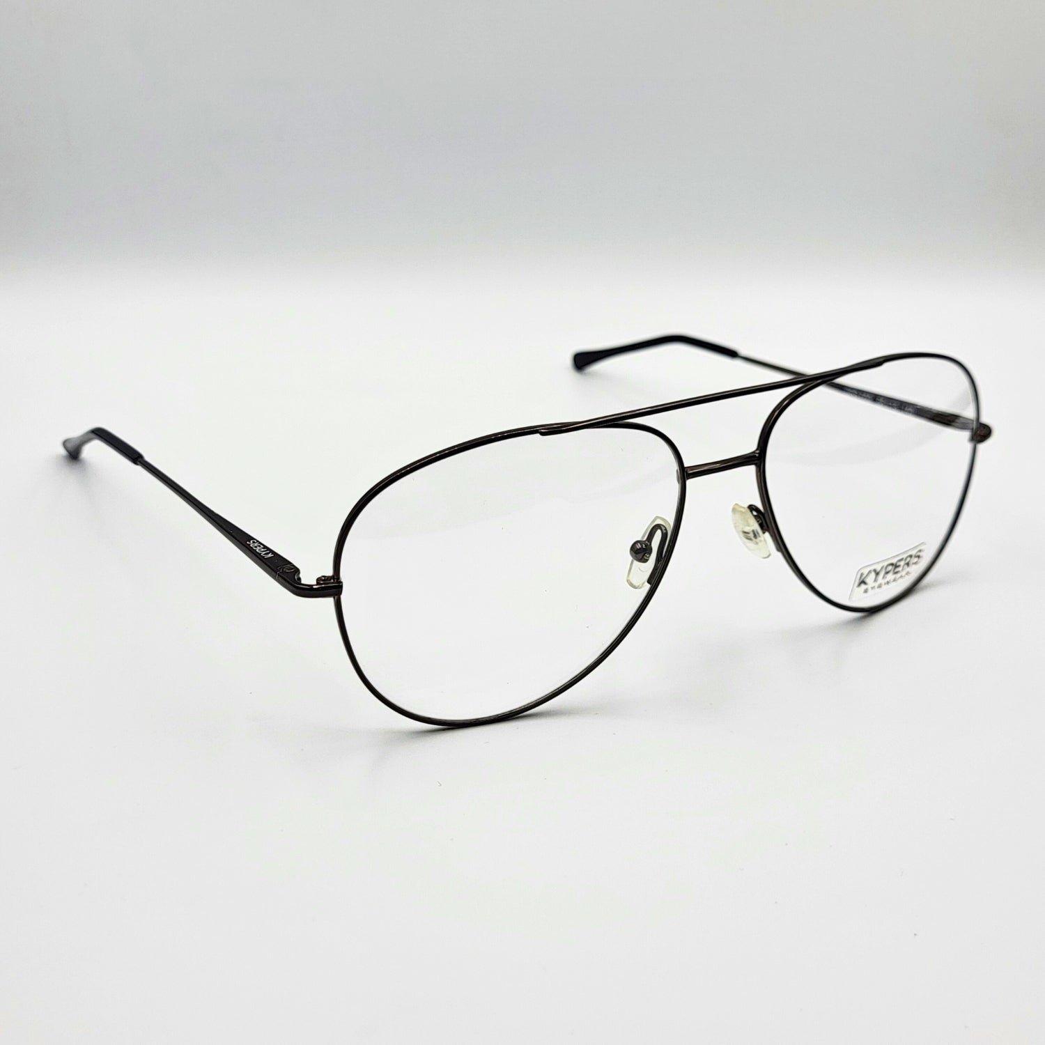 Kypers CARLOS - Charcoal Gray Aviator Eyeglasses by The Nevermore – Unique Eyeglasses by Nevermore Lifestyle & Tech |