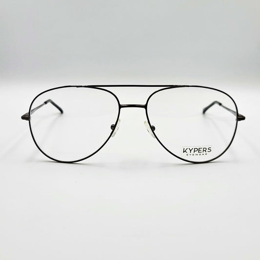 Kypers CARLOS - Charcoal Gray Aviator Eyeglasses by The Nevermore – Unique Eyeglasses by Nevermore Lifestyle & Tech |